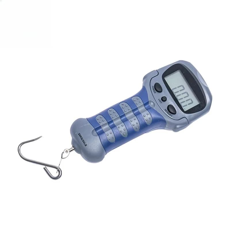 Bilancia Digitale 25kg, Bilancia Elettronica per Bagagli e Pesca con 10 Posizioni di Memoria