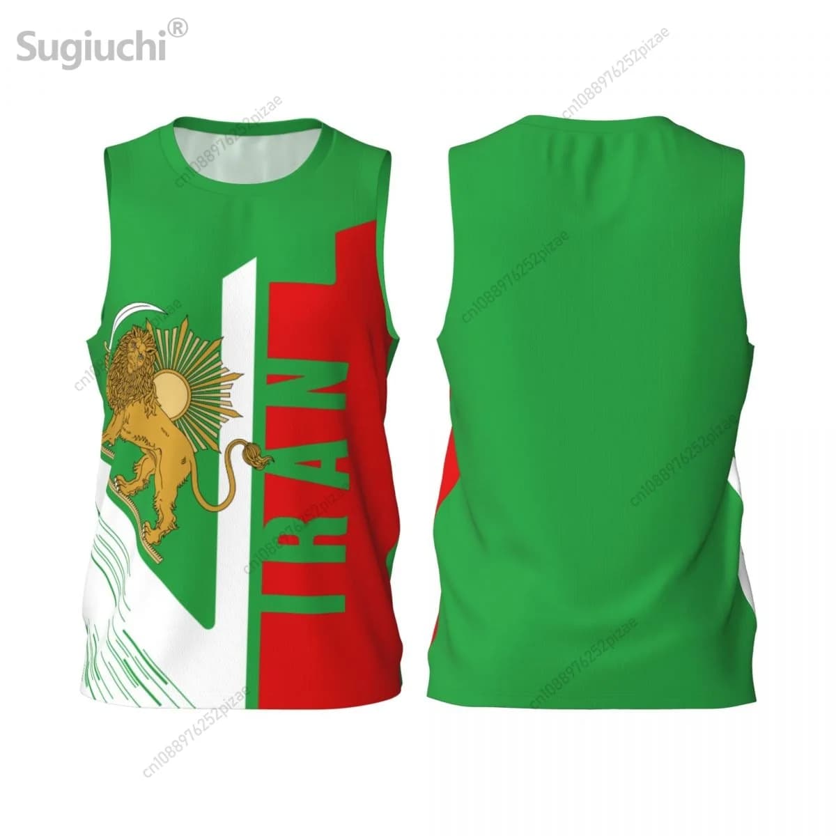 Nome personalizzato numero IRAN LION 3D Flag magliette sportive abbigliamento uomo traspirante per basket Running Fitness T shirt