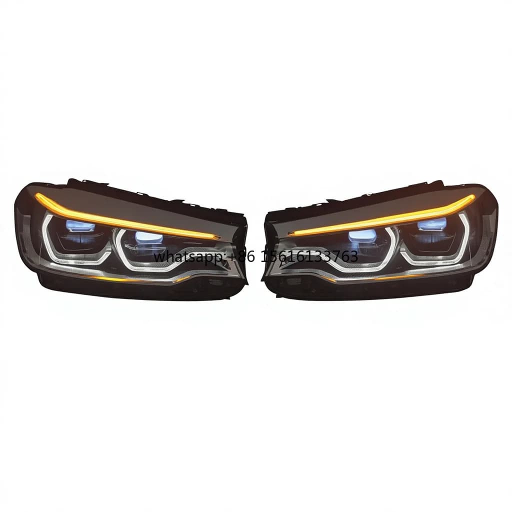 For G38 5 Series Spoon Follow-up 12V LED Headlight Assembly 520 525 530 Upgrade