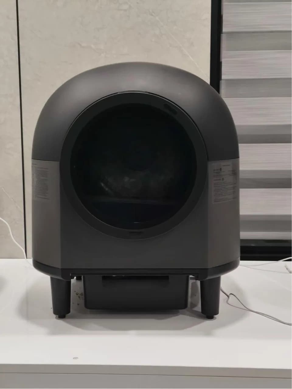 Lettiera Elettrica Automatica &c, Autopulente, Sicura, Resistente, Silenziosa per la Cura degli Animali Domestici a Casa e in Viaggio