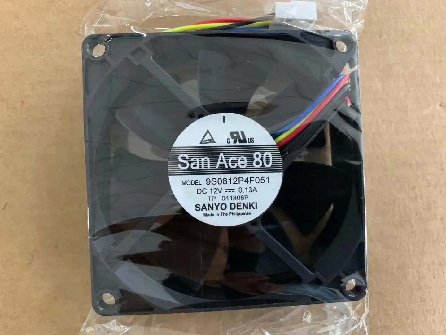 Per Sanyo SAN ACE 8cm 8025 12V 0.13A 9S0812P4F051 PWM Ventola del telaio muto