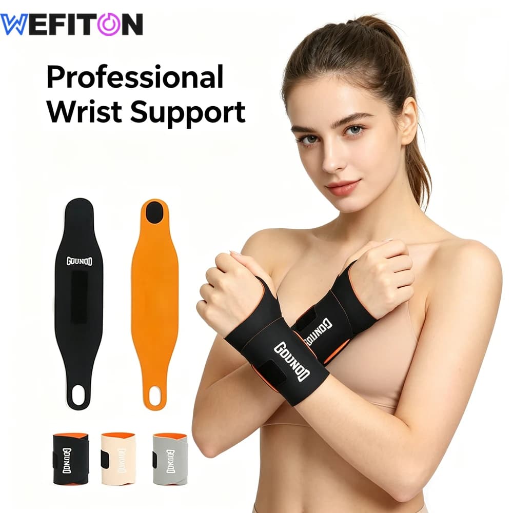 1 Pezzo Supporto da Polso Sportivo Sottile, Fascia Elastica per Tunnel Carpale per Lesioni TFCC, Fascia da Polso per Tendinite e Artrite, Uso Quotidiano e Lavorativo
