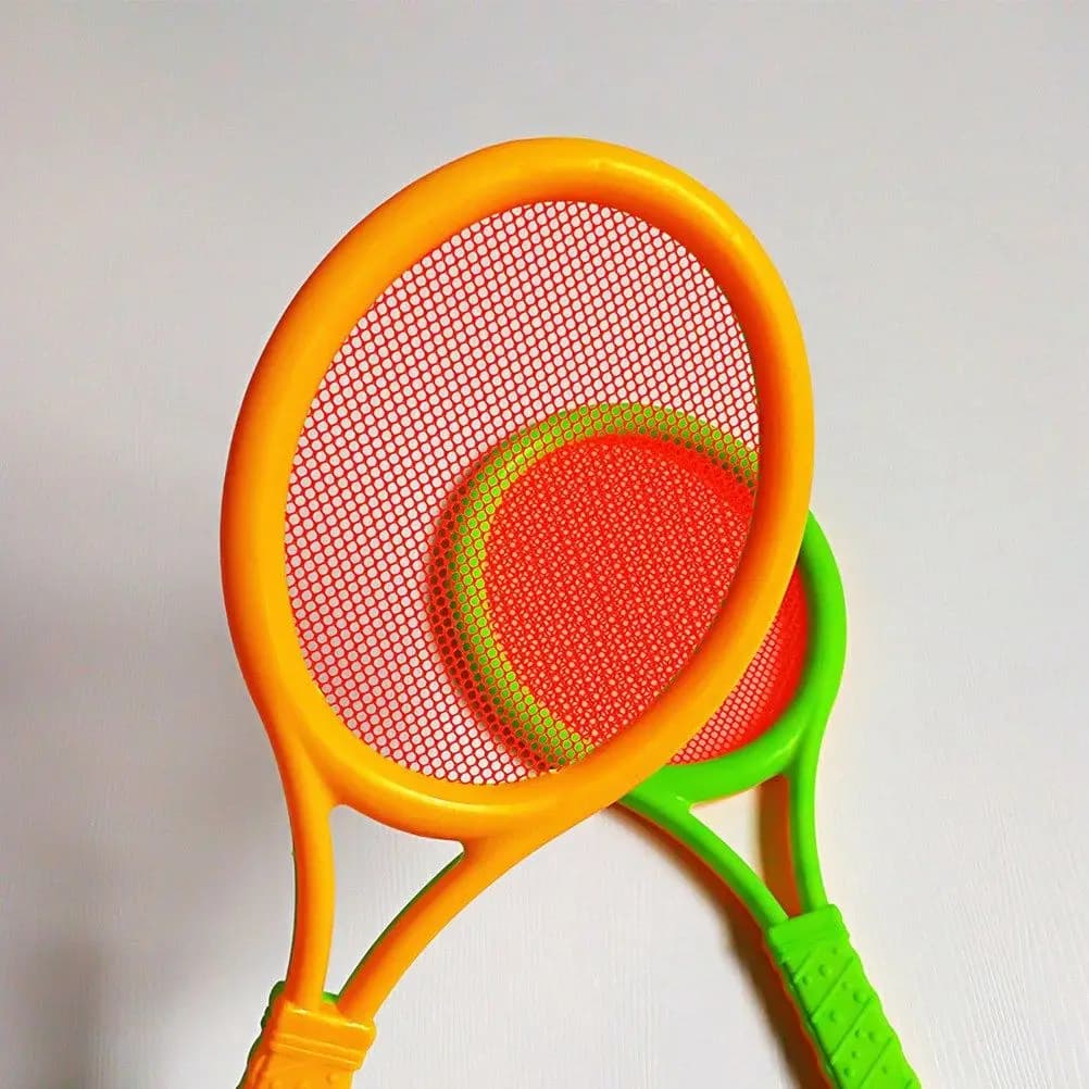 Set di Racchette e Palline da Badminton Colorato e Leggero per Bambini Sport all'Aperto e al Chiuso Educativo Genitore-Figlio per Ragazze