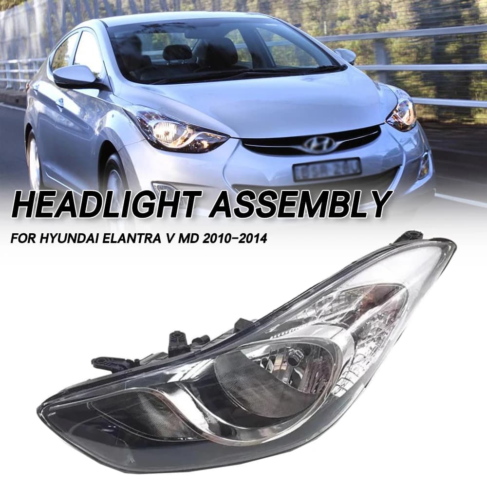 Lato sinistro/destro Paraurti anteriore Luce frontale Faro di guida Indicatore di direzione per Hyundai Elantra V MD 2010-2014