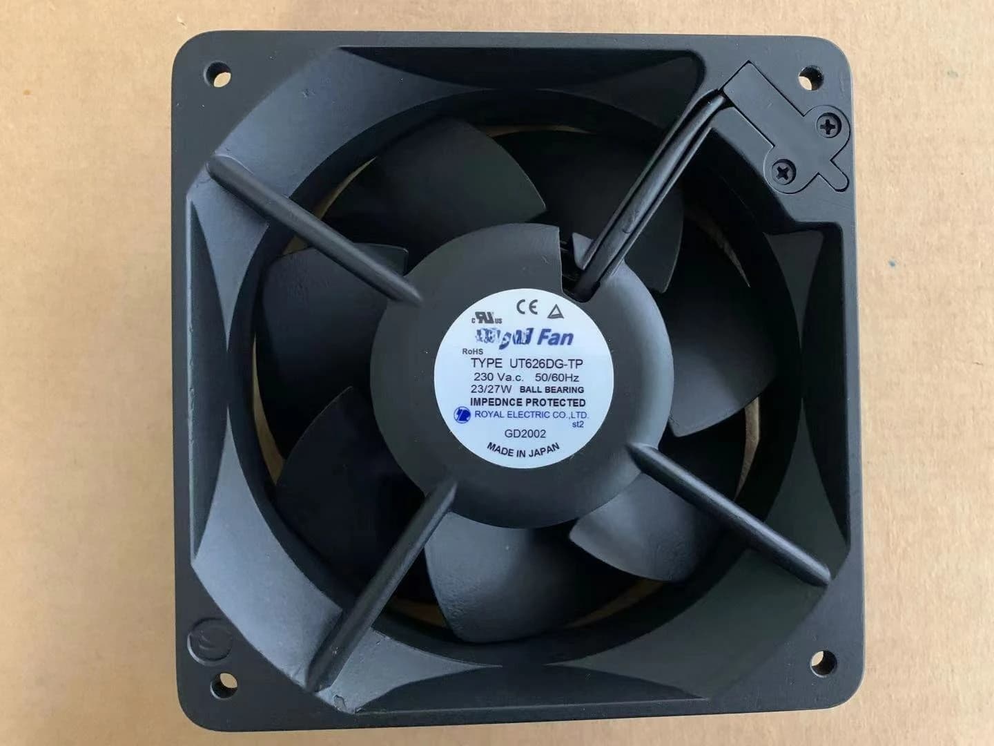 Per Royal Fan 16 cm 230 V 16055 TIPO UT626DG-TP Ventola ad alta temperatura in metallo