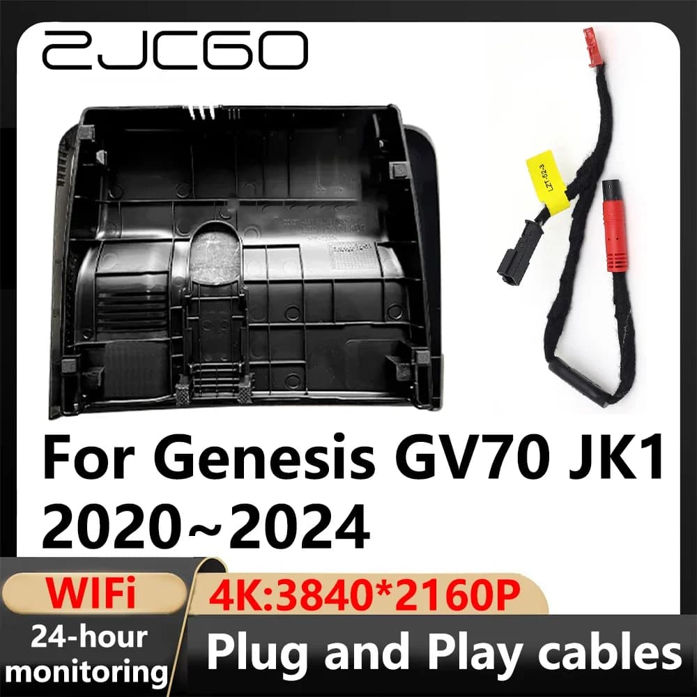 ZJCGO 4K Wifi 3840*2160 Car camera Dash Cam Video recorder for Ford Genesis GV70 JK1 2020 2021 2022 2023 2024