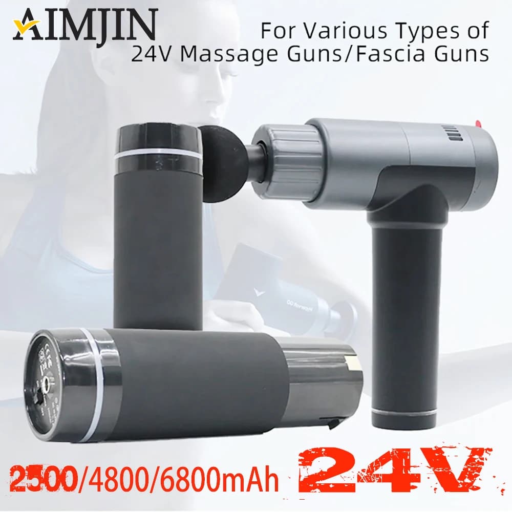 100 % Original New Year's Massage/Style Pistol Parts for Band Part 24V 2500/4800/6800mAH Lithium Ion Battery Suitable