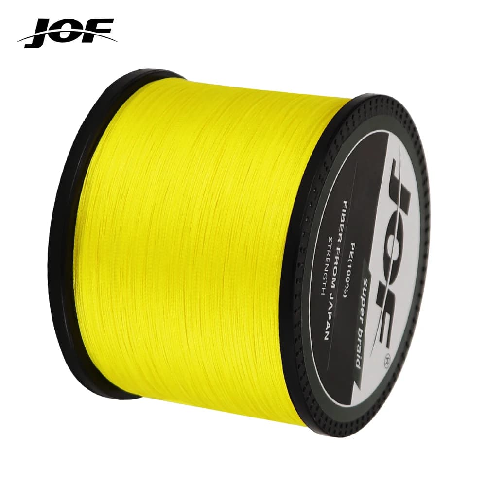 JOF 1000M X4 linee da Pesca intrecciate in PE Super resistenti linee multifilamento per la Pesca alla carpa cavo in fune metallica Pesca