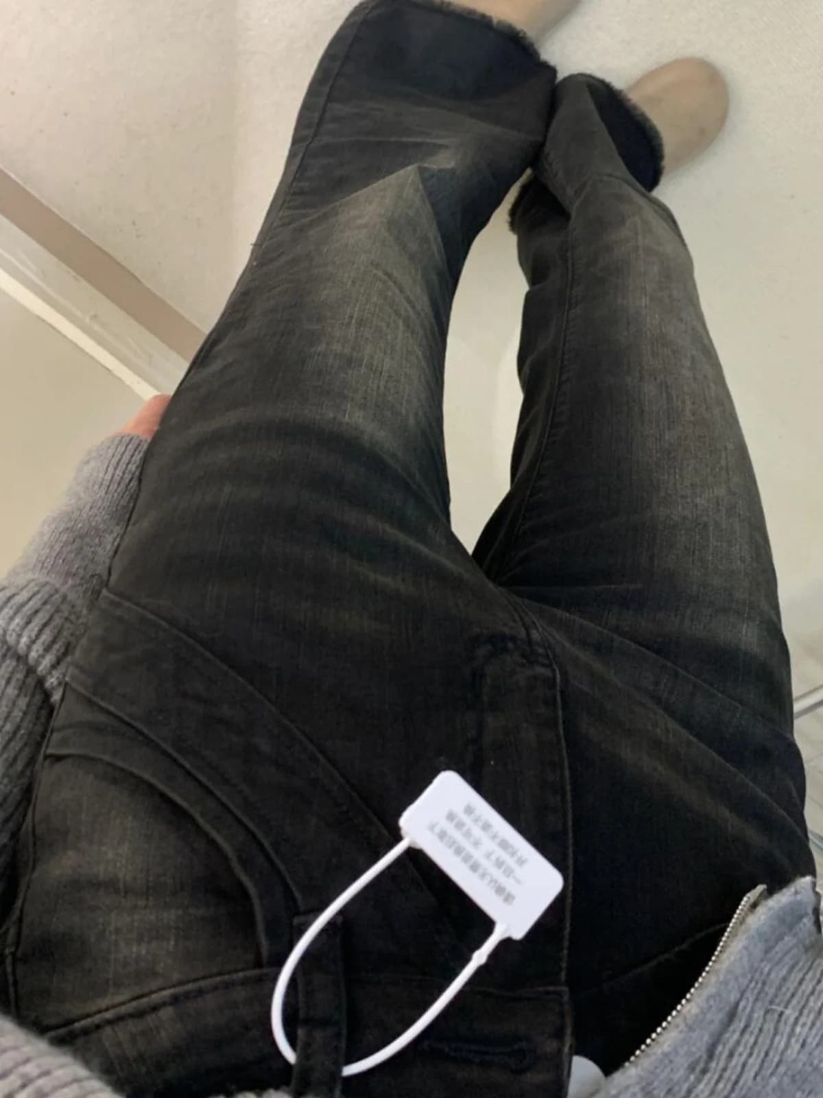 Jeans a Zampa d'Elefante a Vita Alta da Donna, Taglie Forti, Design Snellente Unico, Pantaloni a Gamba Larga in Denim Elasticizzato di Cotone