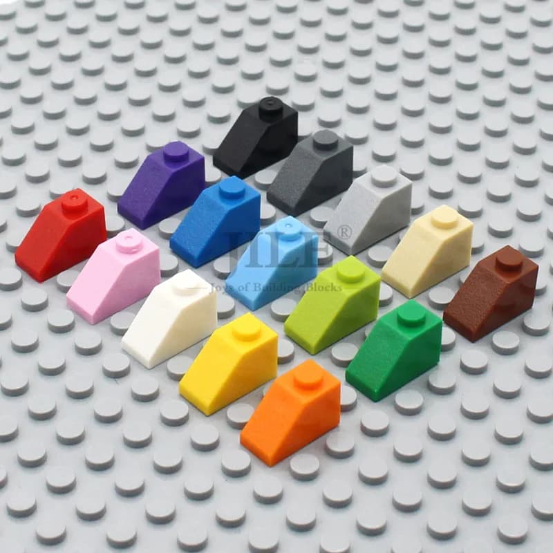 100 pz Moc Slope 45 2x1 3040 FAI DA TE Creativo Illumina Nozioni di Nozioni Building Blocks Mattoni Bulk Compatibile con Assembla Particelle