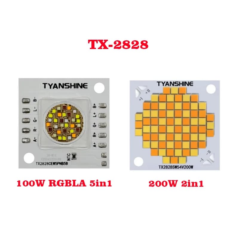 High Power 200W 2in1/100W RGBLA 5in1 LED Tyanshine TX2828 High Luminou stage spot gobo beam Moving Head light