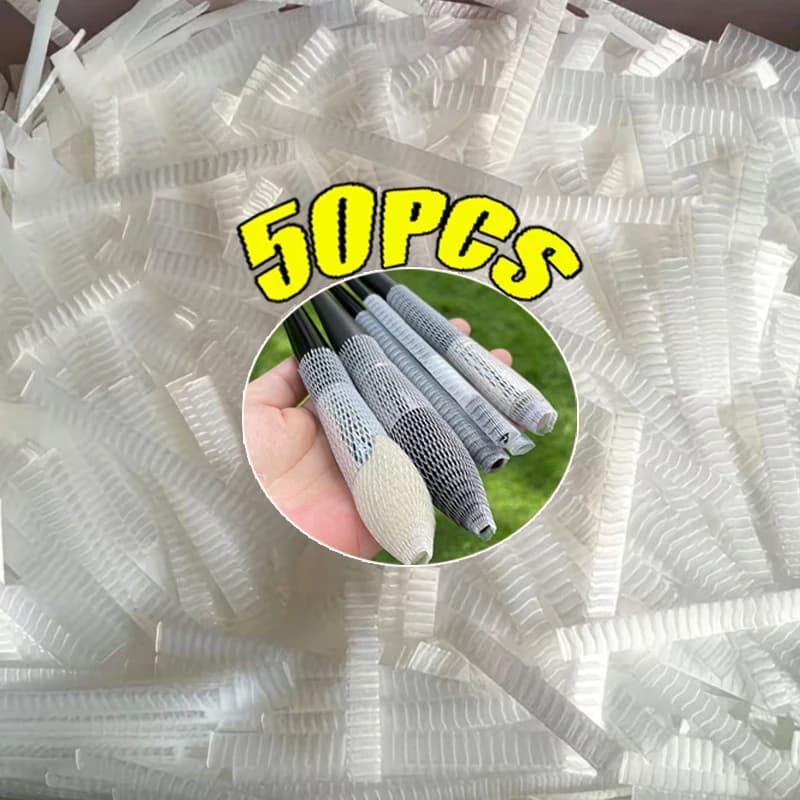 Set di 50 Pezzi di Reti Protettive Elasticizzate per Pennelli da Trucco, Set di Reti Protettive in Garza Rosa, Set di Reti Protettive a Forma di Fiore