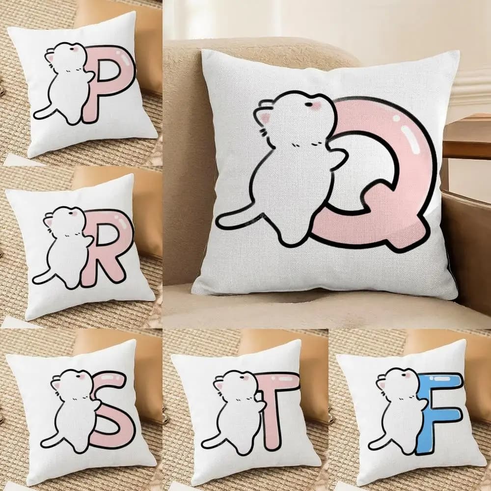 Federa per cuscino personalizzata, stampata su entrambi i lati, cuscino per divano, testiera per camera da letto