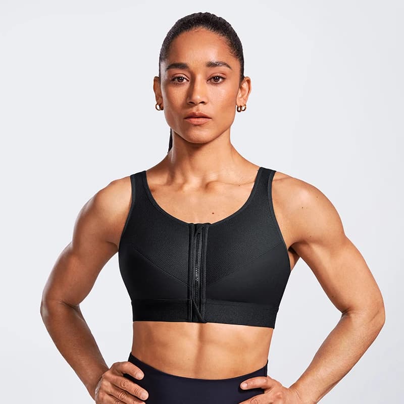Reggiseno sportivo da donna push up supporto completo ferretto foderato con retro scollato ad alto impatto nuovi reggiseni Undrwear antiurto