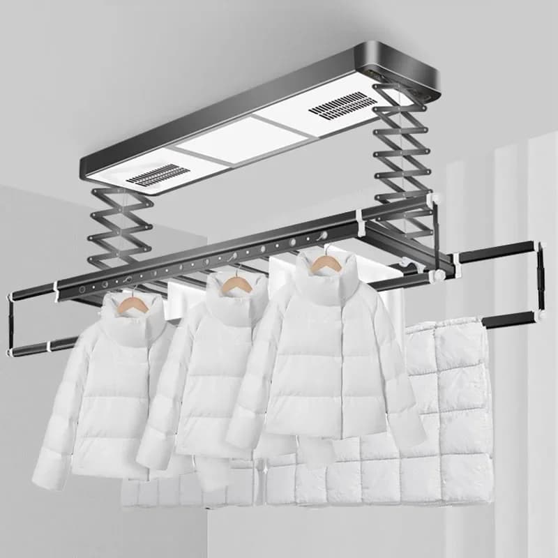 Multifunction Electric Clothes Hanger Intelligent Remote Control Household Lifting Clothes Dryer Balcony Four Pole Telescopic