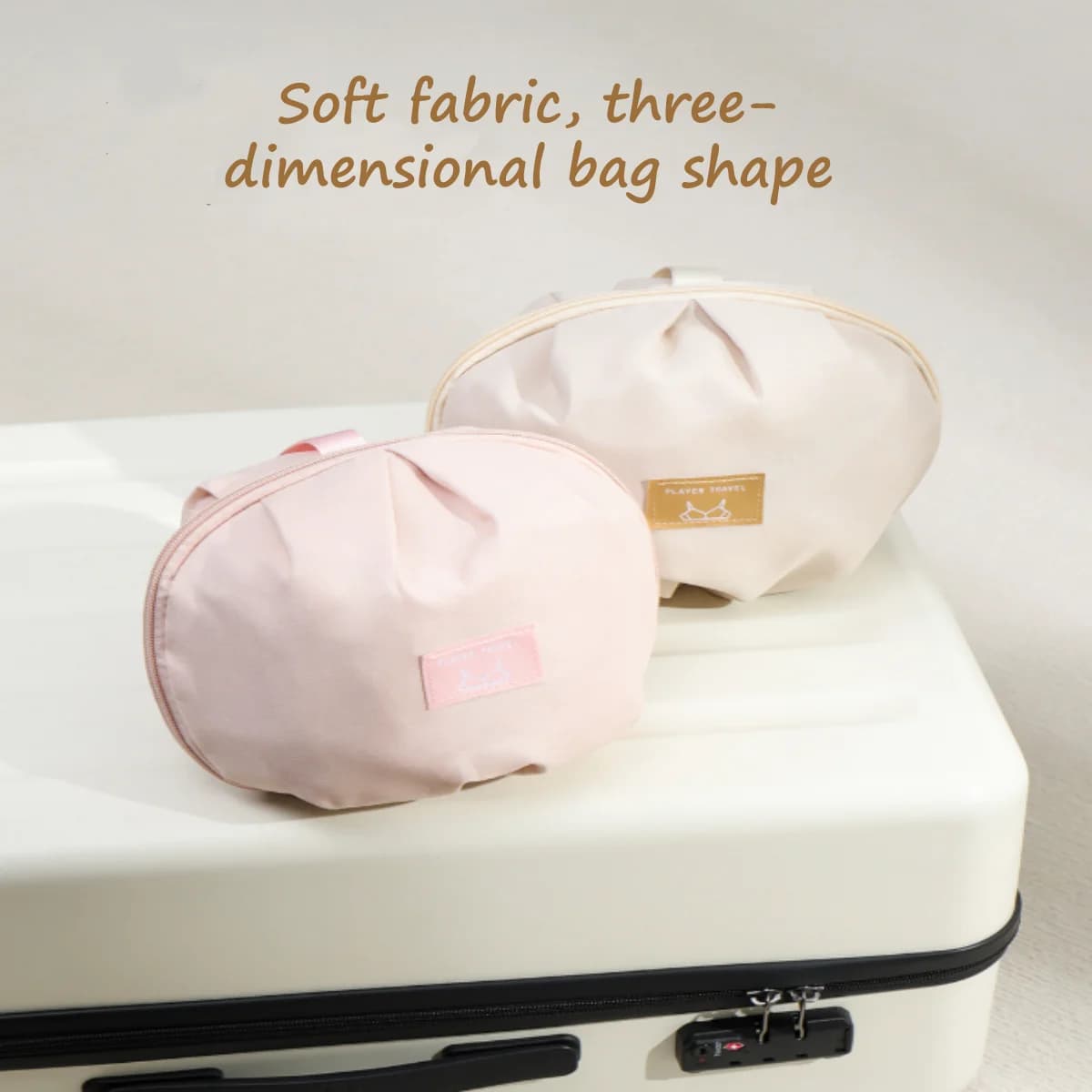 Borsa Portatile per Organizzare Biancheria Intima da Viaggio, Astuccio Portatile per Reggiseni, Mutande e Calzini, Organizer per Lingerie da Viaggio, Borsa per Articoli da Toeletta