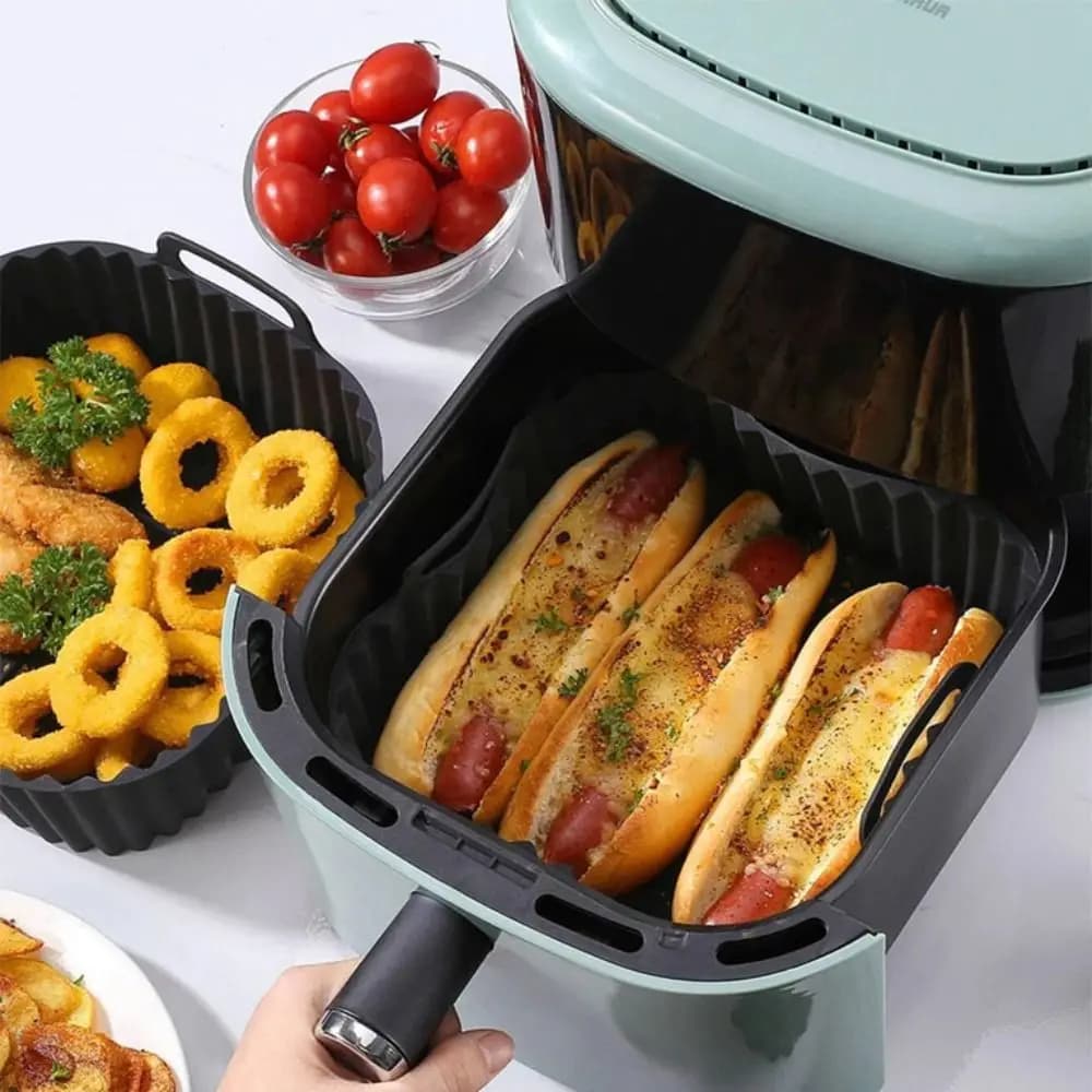 Silicone Covers for Air Fryer, Reusable, Heat Resistant, Easy to Clean, Non-stick, Airfryer Accessories
