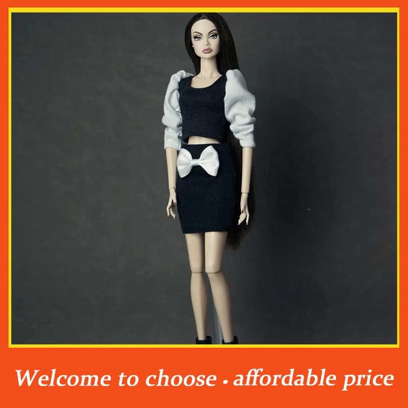 "Suitable For 30cm Doll Clothes Multi Joint Doll Clothing Short Skirt Doll Clothes Accessories Doll Dress Kids Birthday Gifts