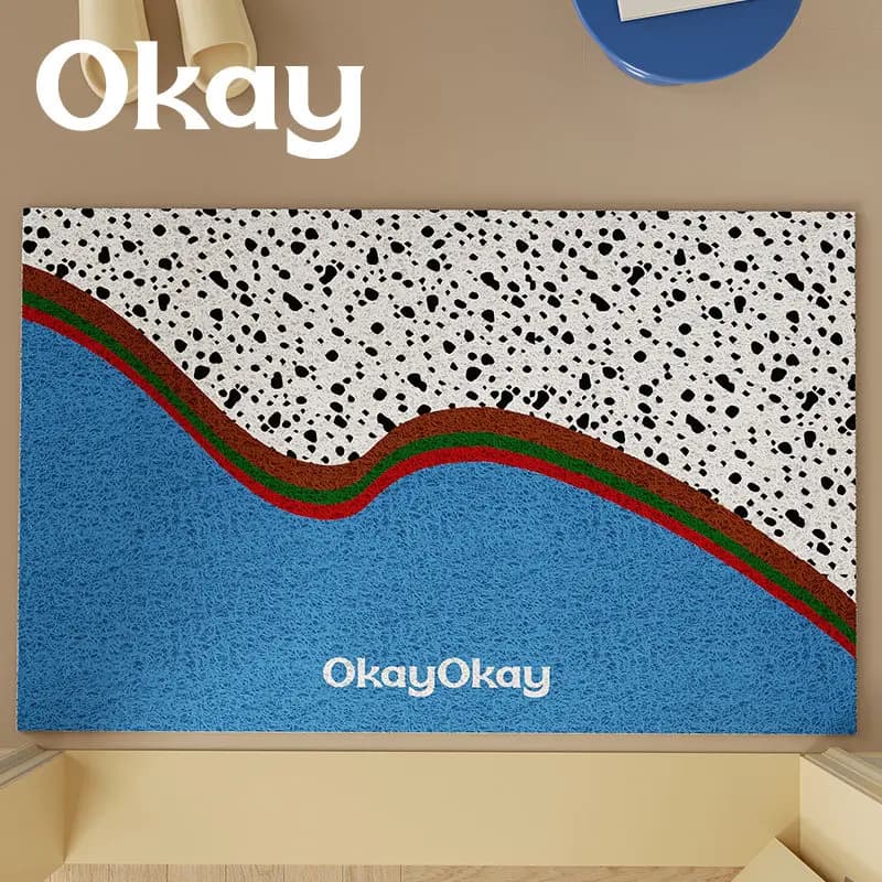 New Home Decoration Doormat Dirt Resistant PVC Silk Ring Entrance Mat Bathroom Anti-Slip Waterproof Carpet felpudos puerta