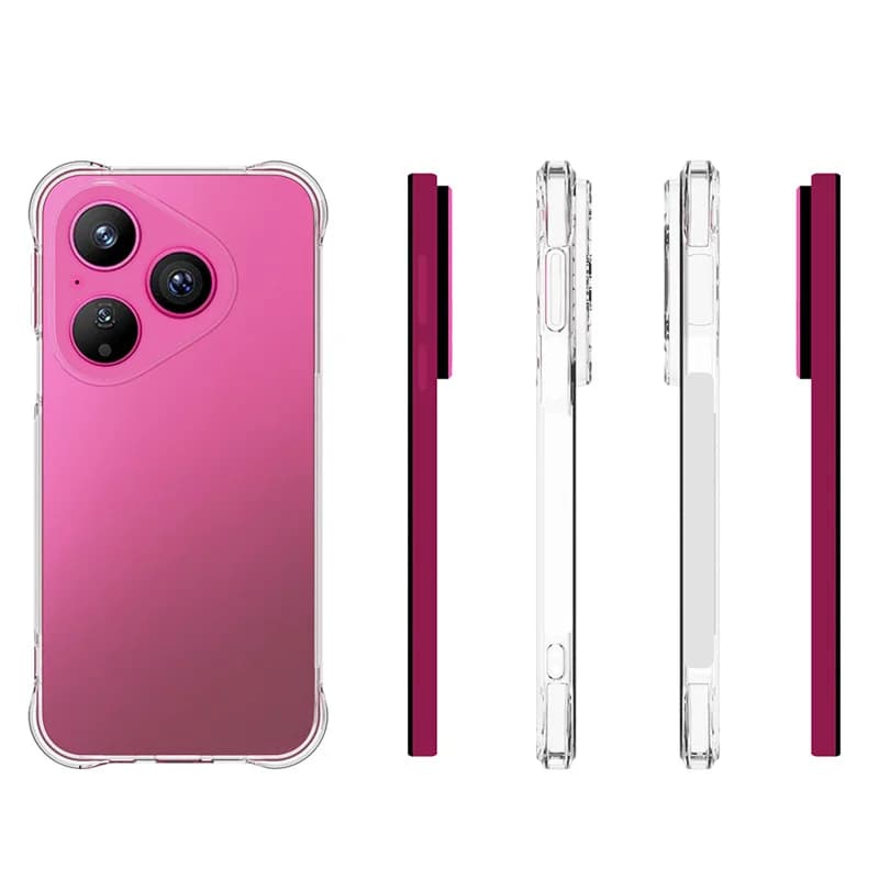 Per Huawei P 80 P80 Custodia Air Cuscino Antiurto Airbag Silicone TPU Copertura Morbida Opaca Cassa Del Telefono per Huawei Pura 80 Pura80