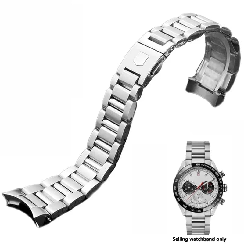 Solid Stainless Steel Watch Band For Tag for Heuer Carrera CBN2A1D Competitive Potential WAY201S Series 22mm men Watch Straps
