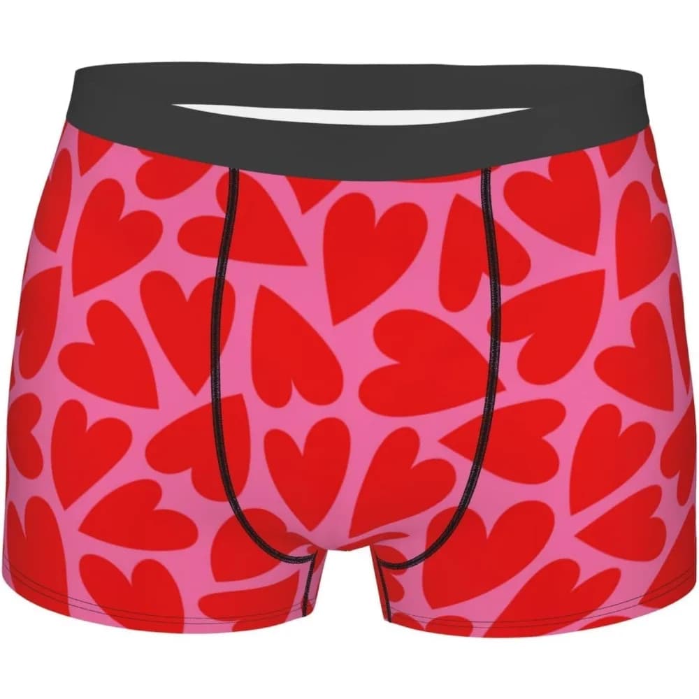 Melbrakin Intimo man with red wine glass bottle, comfortable and cosy holiday boxer