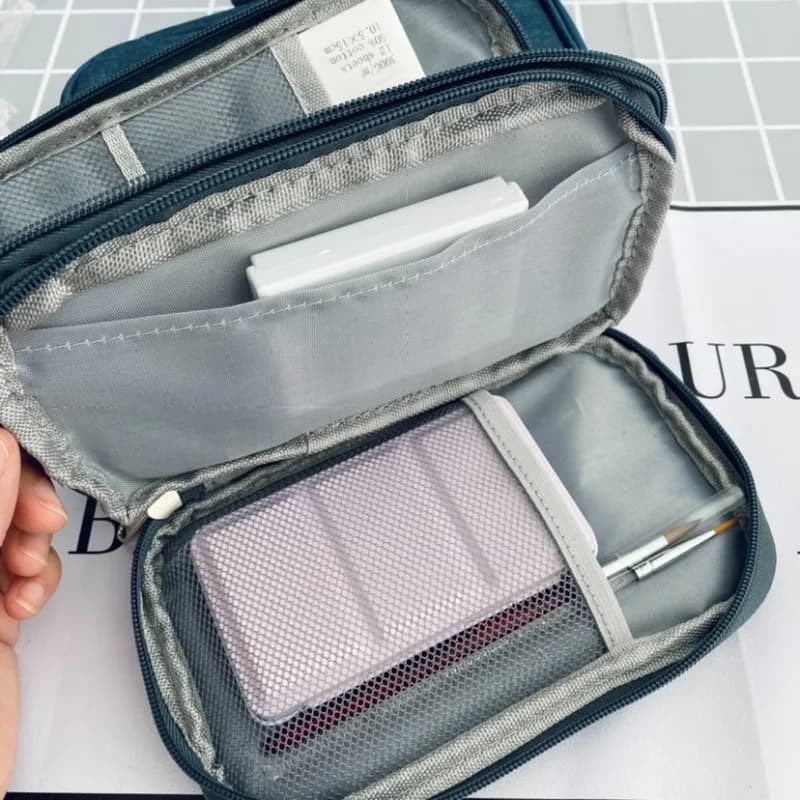 Double-layer Portable Painting Supplies Storage Bag Watercolor Paint/brush/mini Painting Book Sketching Storage Bag Art Supplies