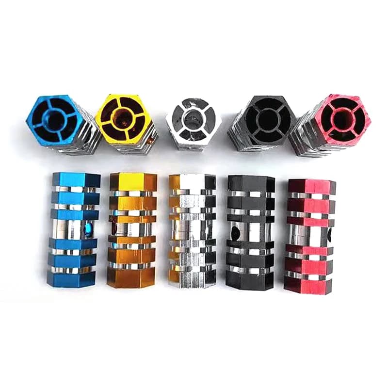 Front Rear A xle Foot Pegs Bicycle Socle Footrest Pedal Bike Accessories 2Pcs Aluminum M TB Bike Bicycle A xle Pedal Non-slip