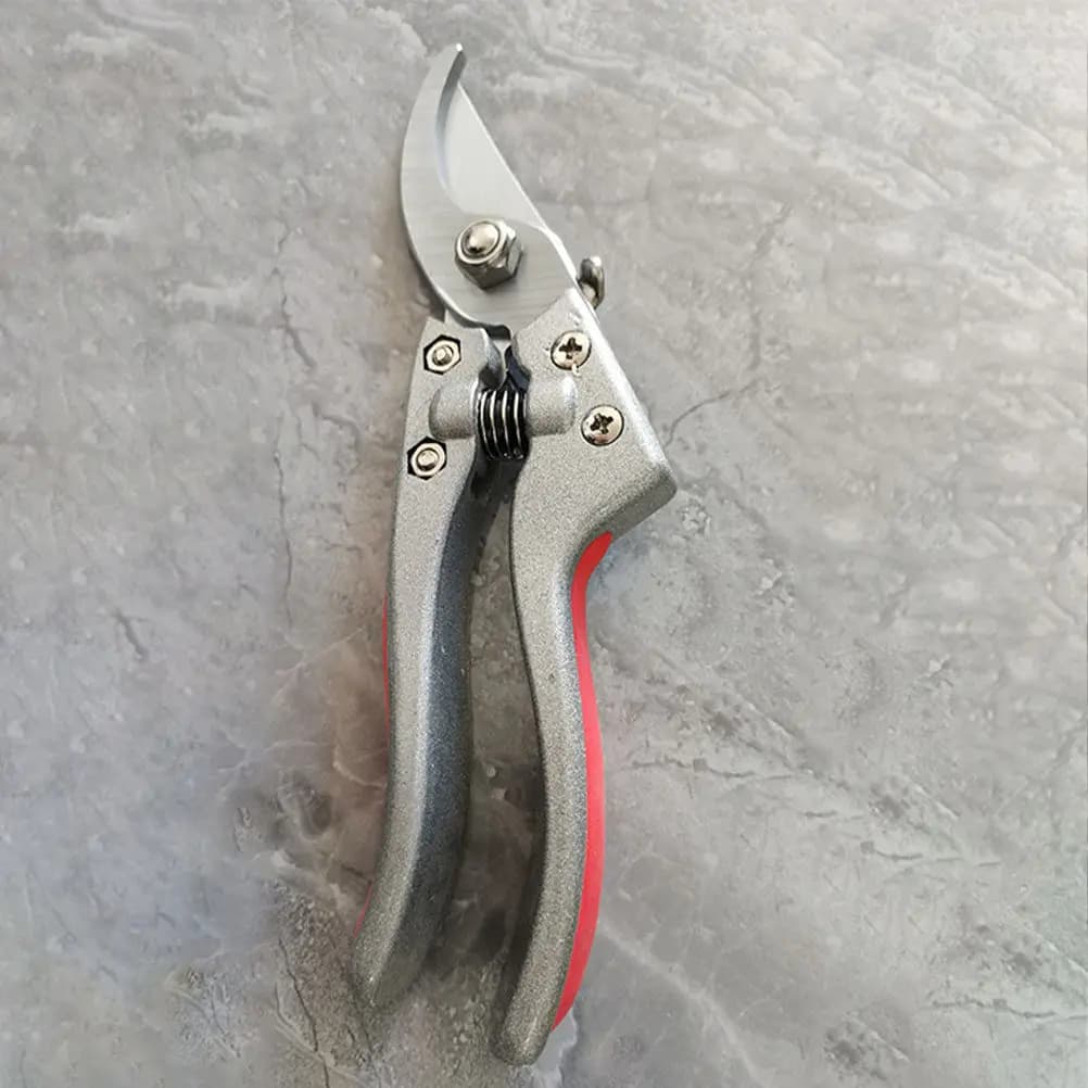 Stainless steel pruning scissors for garden, flowers, trees, orchard, harvesting tool, work-saving pruning scissors.