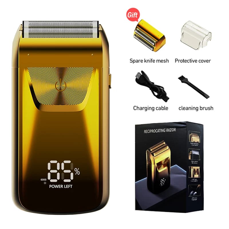 Electric Shaver Razor Electric Shaving Machine Rechargeable For Men Razor Barba Shaver Wet Use- Dry Barba Trimmer