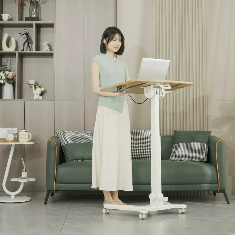 Comodino per laptop pigro con banco da lavoro pieghevole mobile personalizzabile