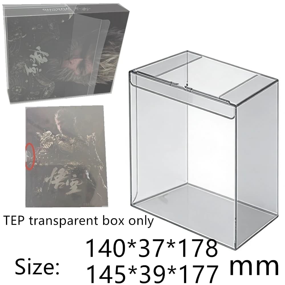 Transparent Box Protector For Black Myth: Wukong Collect Boxes TEP Storage Game Shell Clear Display Case