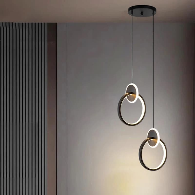 1 Pezzo Lampada a Sospensione LED Moderna per Arredamento Casa, Lampada da Comodino, Lampadario a Sospensione per Illuminazione Interna