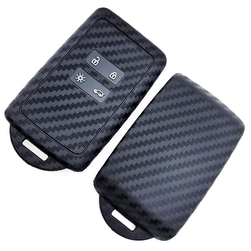 Custodia protettiva per chiave remota per auto in silicone per Renault Koleos Captur Megane Clio Scenic Talisman Arkana per Dacia Sandero Card Fob