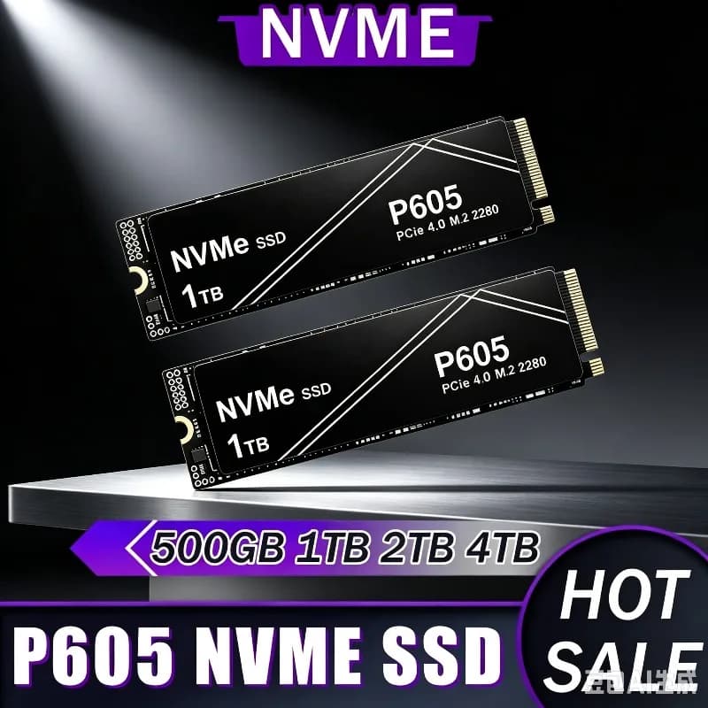 P605 Portable SSD 500GB 1TB 2TB 4TB PCIe 4.0 Gen4 High-Speed NVMe External Solid State Drive for Gaming PC Laptop PS5 NEW