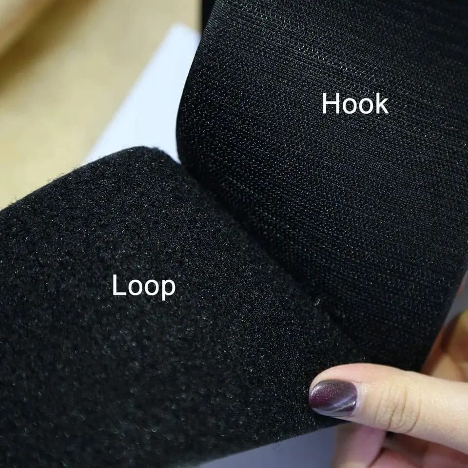 50mm 5 Metri Cucire su Cinghie con Gancio E Anello Nastro di Fissaggio Non Adesivo Indietro Strisce di Nylon Tessuto Velcros di Fissaggio Accessori Per Cucire