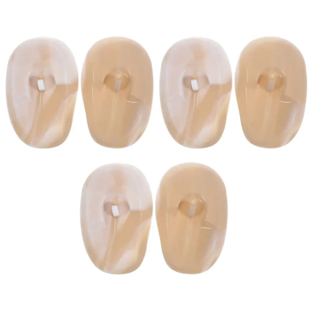 3 Paia di Copri Orecchie in Silicone Impermeabili per Tintura Capelli, Protezione dal Calore per Colorazione, Permanente, Doccia, Asciugacapelli, per Salone e Casa