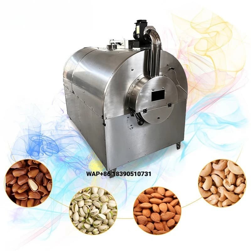 Industrial 100-500kg Electric Chestnut Pecan Coffee Soya Bean Nut Roasting Oven Machine Roaster Machine