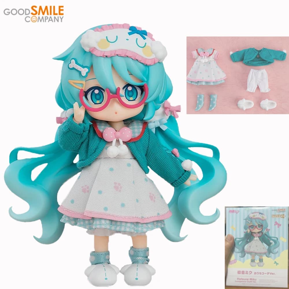 Originale in magazzino Good Smile Company Vocaloid Hatsune Miku Nendoroid Doll - Loungewear Outfit Ver Anime Figure Action Figure