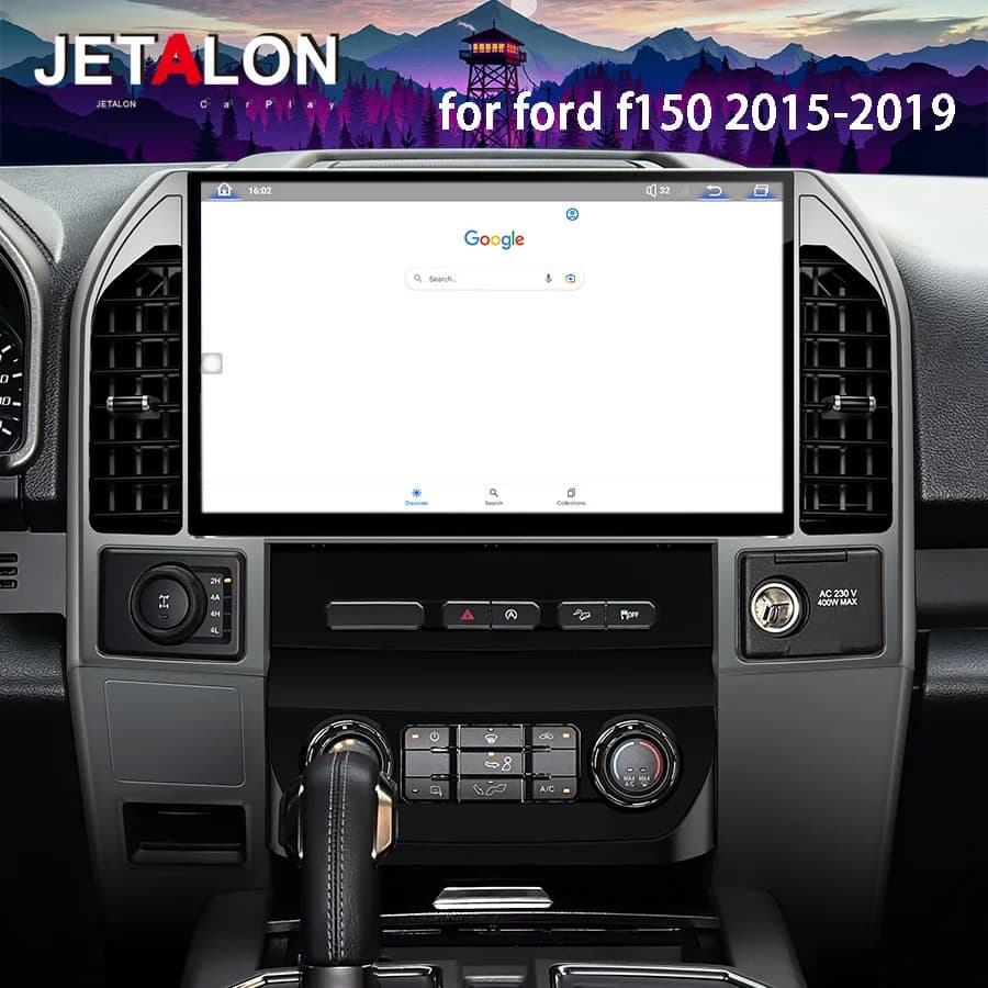 Qualcomm 685 Per Ford Raptor F150 F250 F350 F450 2015-2019 14.6 "Schermo Android di Navigazione GPS Carplay Lettore Video Multimediale
