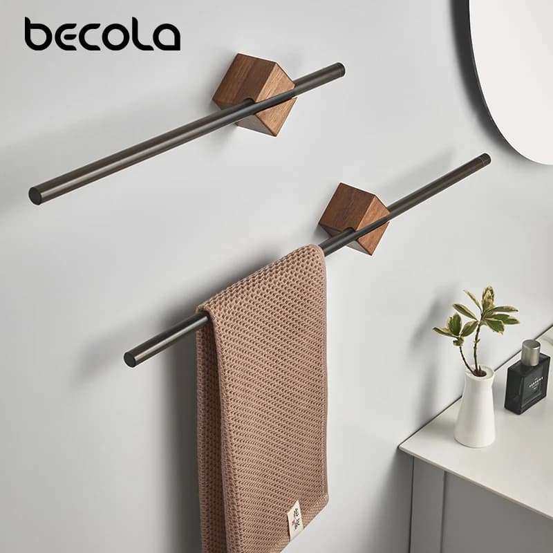 40/50 centimetri Portasciugamani Appendiabiti Portasciugamani da bagno Appeso a parete Portasciugamani Mensola da bagno in acrilico Portaoggetti da cucina