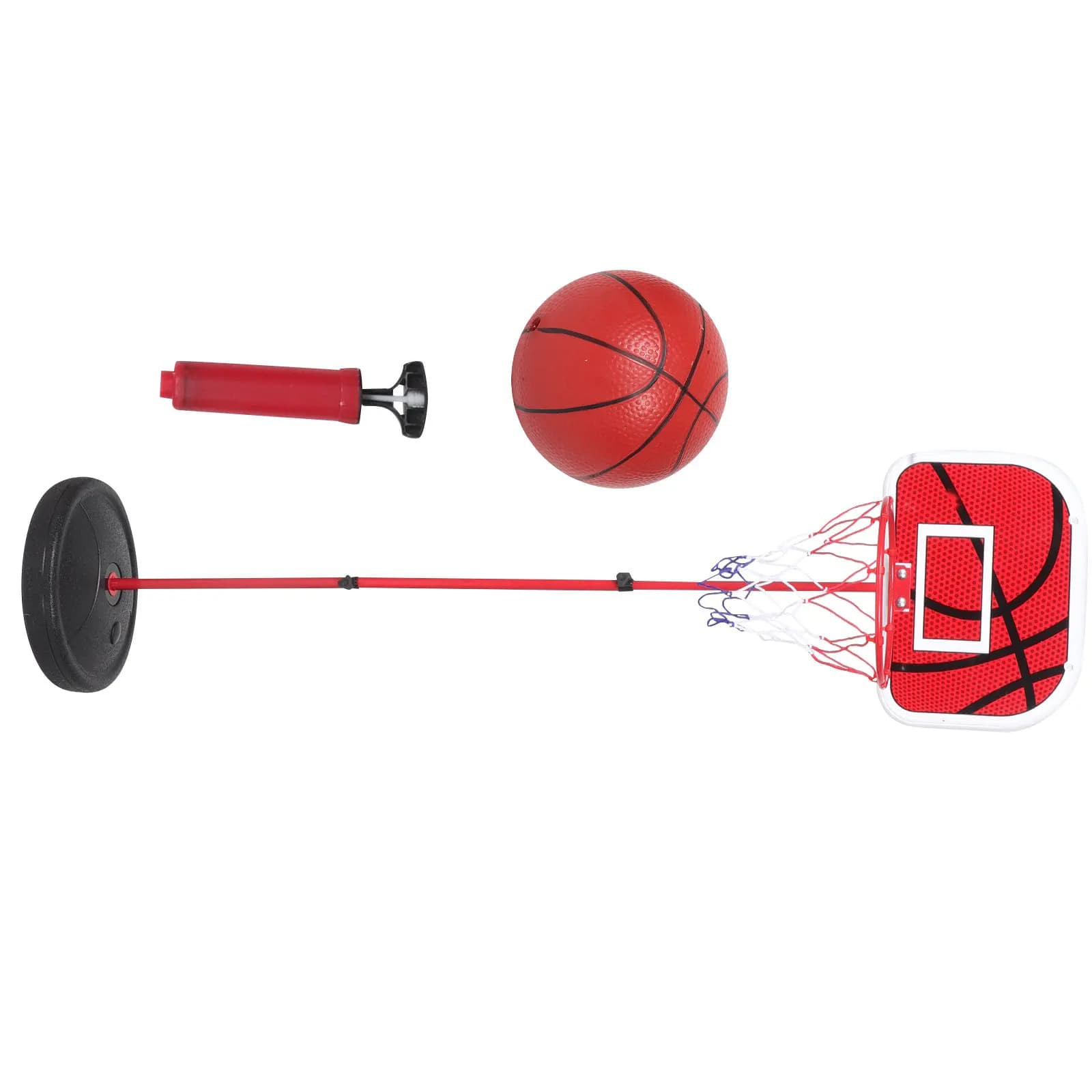 1Set Basketball Hoop Adjustable Height Indoor Outdoor Portable Stand Mini Basketball Goal for
