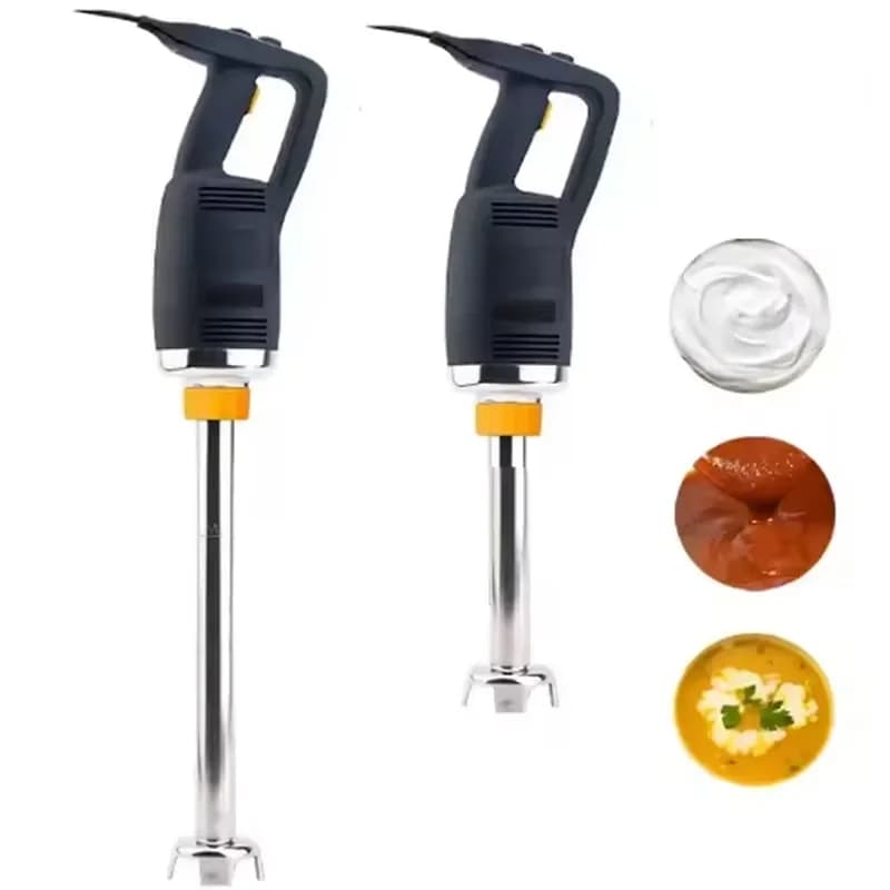 Portable Electric Hand Mixer Stainless Steel Immersion Blender with Adjustable Speed for Kitchen Cooking Baking Egg Beater