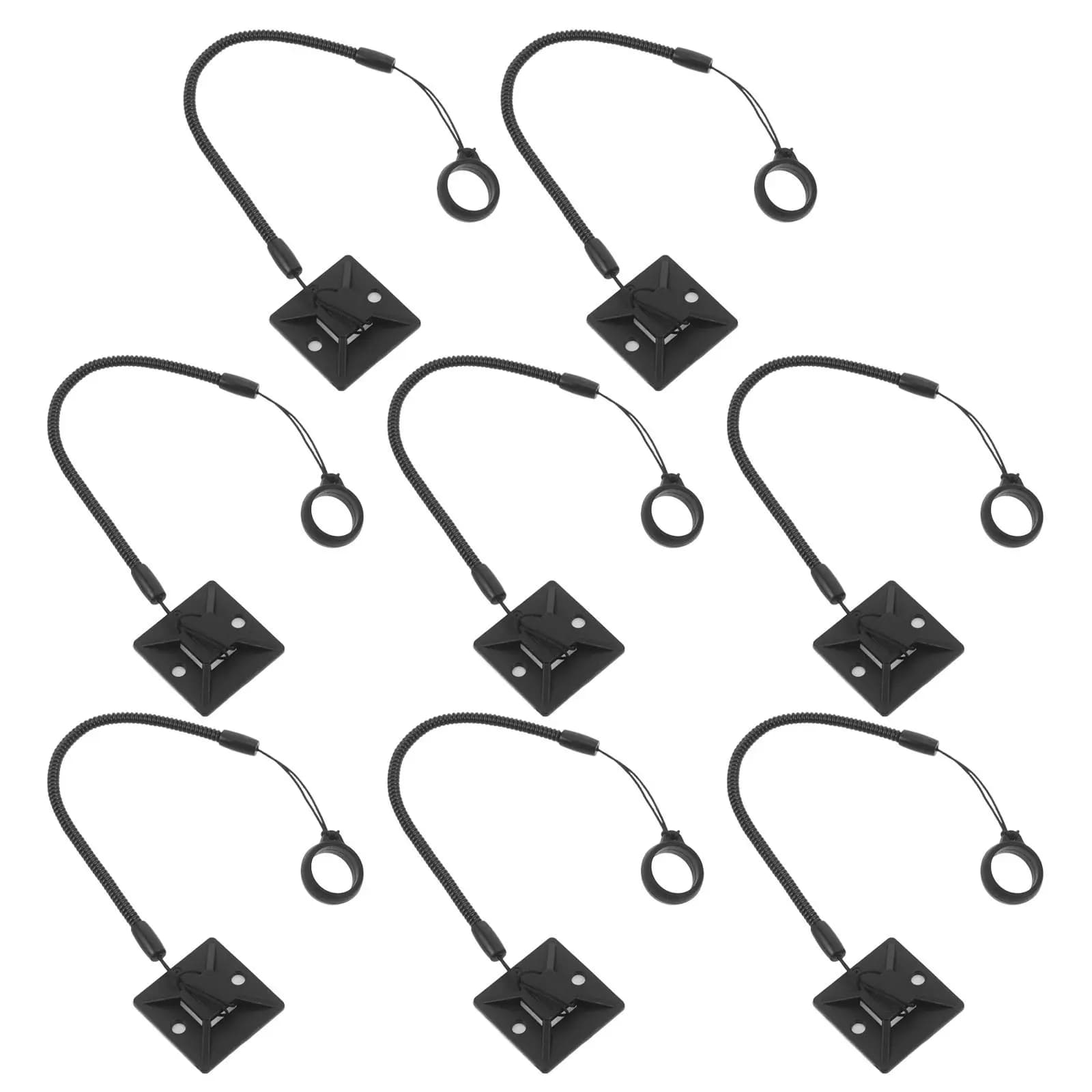 Set di 8 Penne Stilo con Cordino a Spirale Antiscivolo, Elastico Retrattile, Supporto Sicuro per Accessori da Disegno per Tablet, Penna Portatile