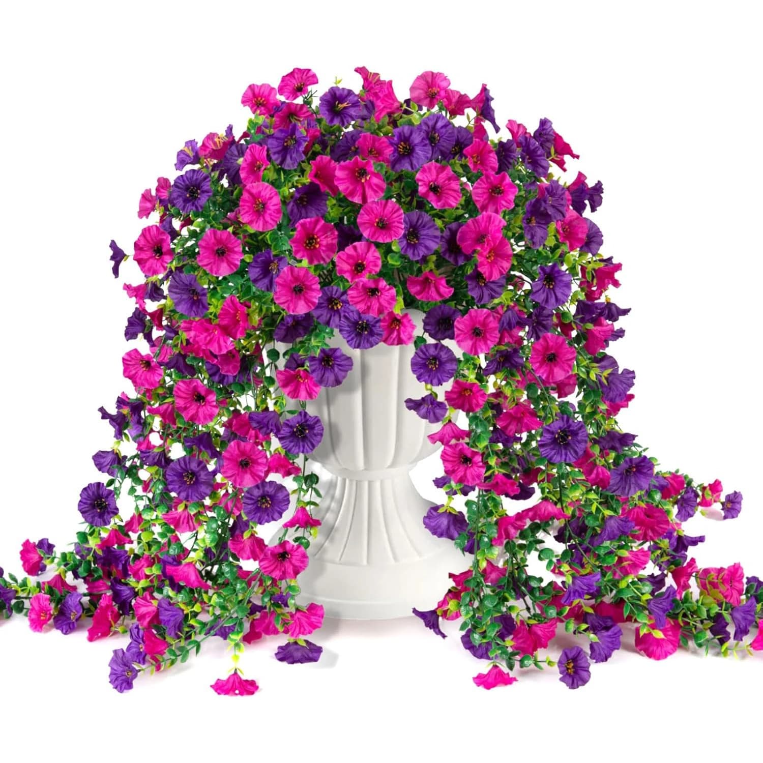 1/2 pezzi fiori artificiali vite mattina gloria matrimonio nuziale casa camera tavolo festival arredamento cortile esterno giardino arco confezione regalo fai da te