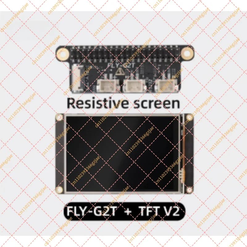 Adatto per schermo a colori Fly3D TFT V2, accessori per stampante Raspberry PI 3b/4b SPI Klipper