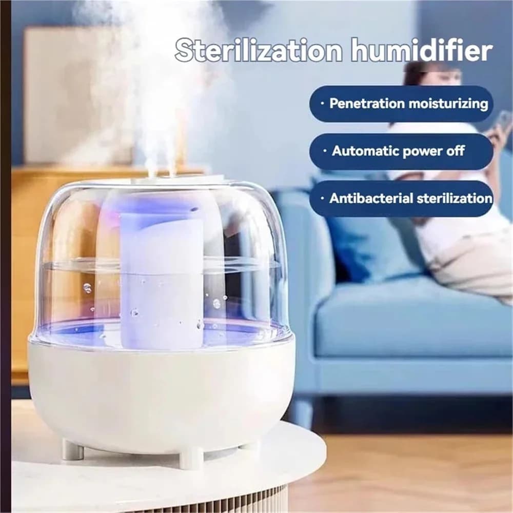 Umidificatore da 4 litri 2 modalità ugello di spruzzo Mist Maker Profumo Diffusore di aromi Home Office Purificatore di luce notturna a colori di grande capacità