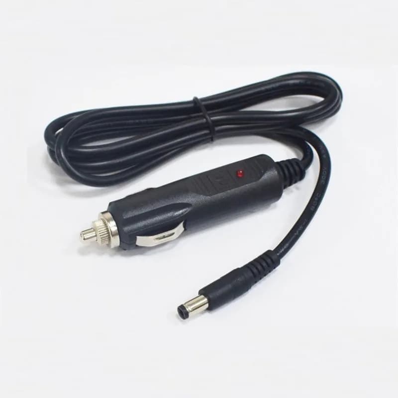 Cavo di Alimentazione per Caricabatterie Auto 12V DC con Spina Accendisigari 5.5mm X 2.1mm, Accessori Auto