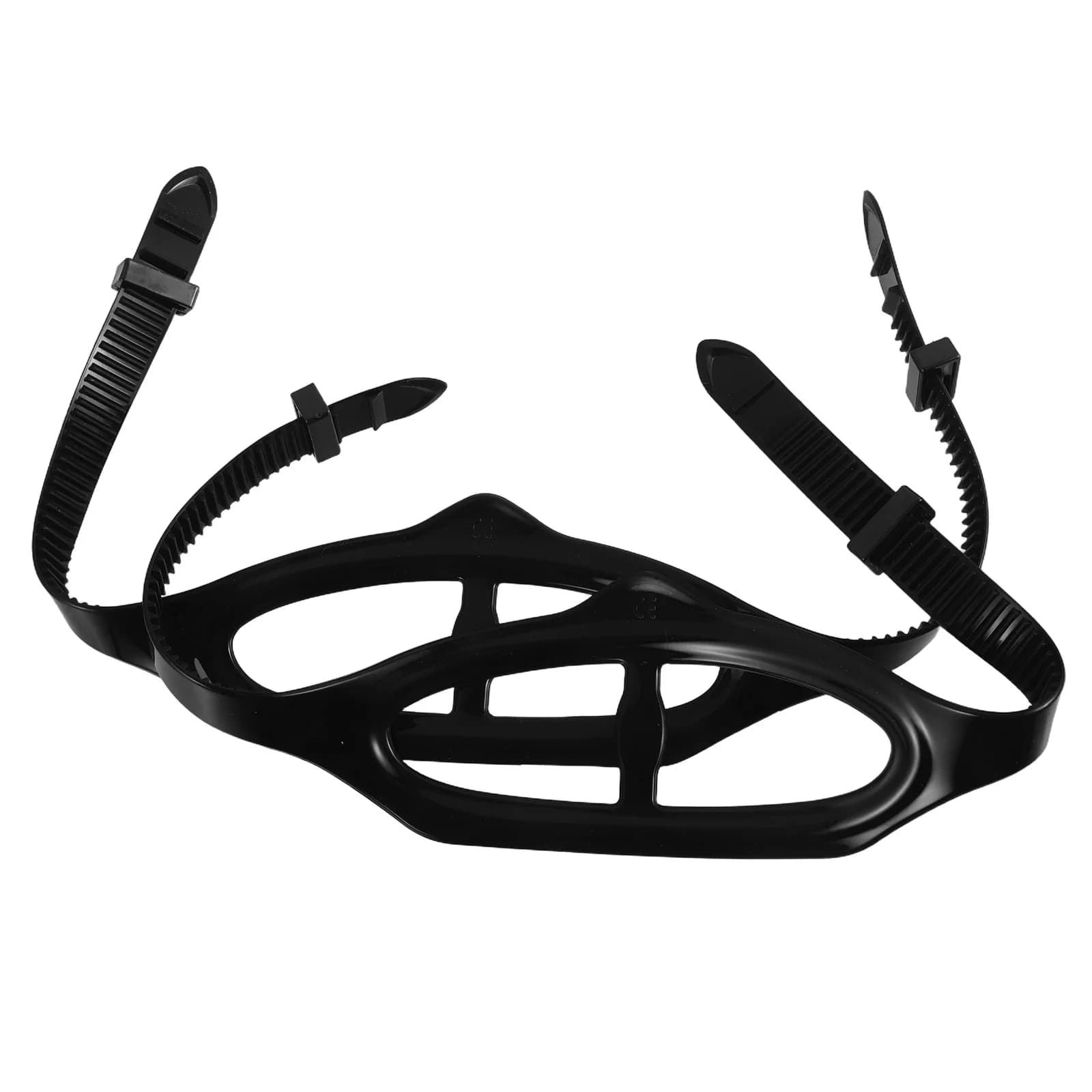 2 pieces: Spare head band for underwater mask, universal and adjustable, for swimming glasses