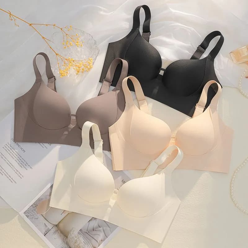 Reggiseno traspirante senza cuciture per donne con seno piccolo, senza ferretti, confortevole e modellante.